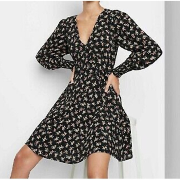 wild fable Dresses & Skirts - 2/$15 Wild Fable - Floral Wrap Dress